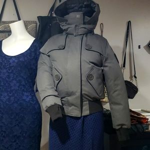 Nobis Womens Designer Winter Parka Coat